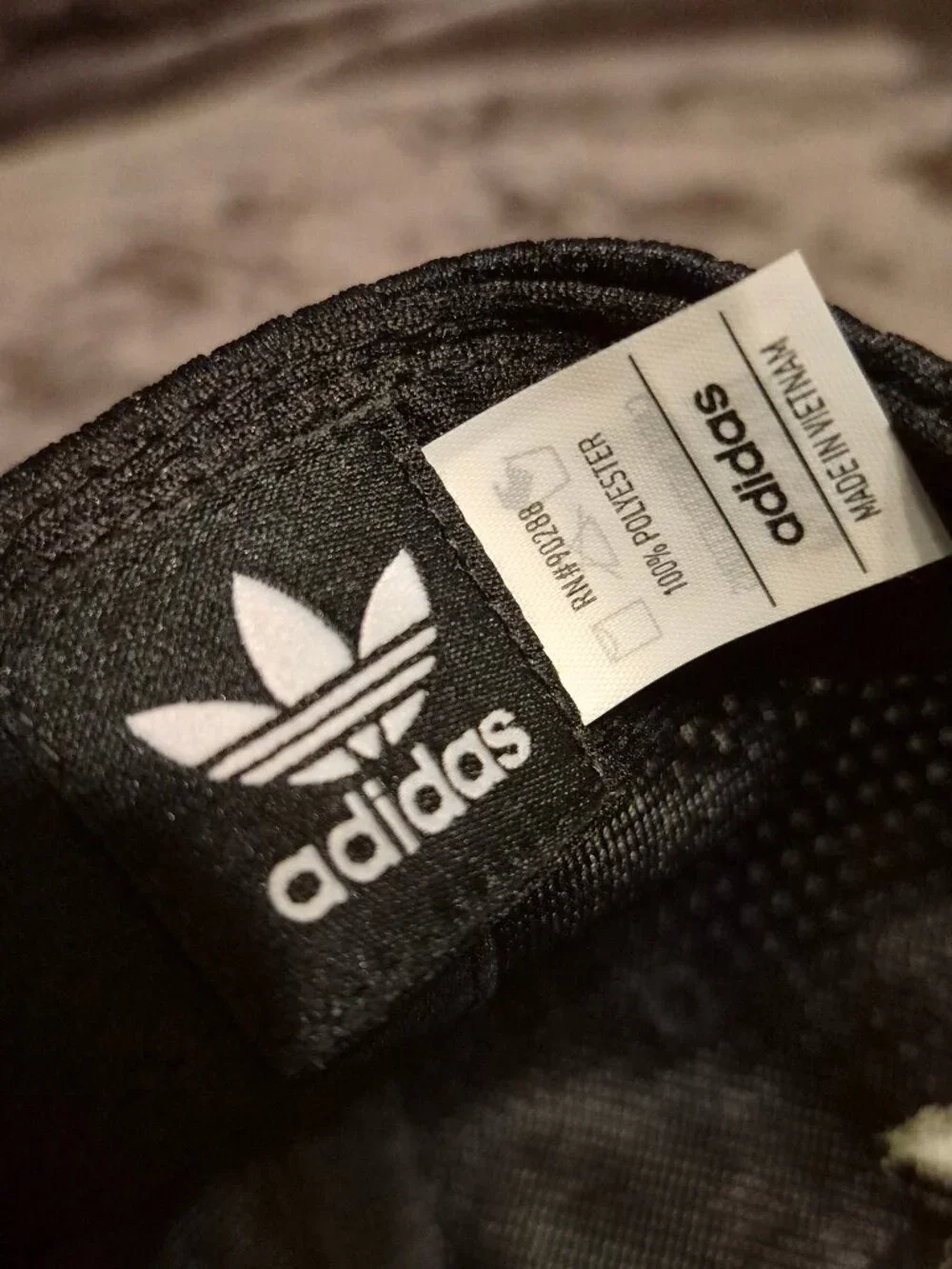 Adidas Black Cap Youth Strapback NWT